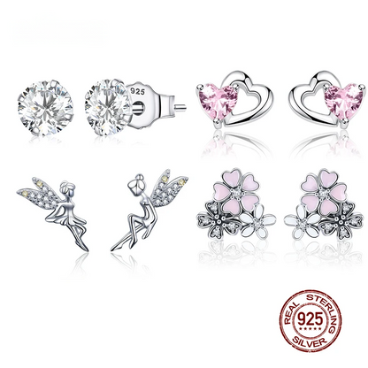 Unbalanced Hearts Earrings