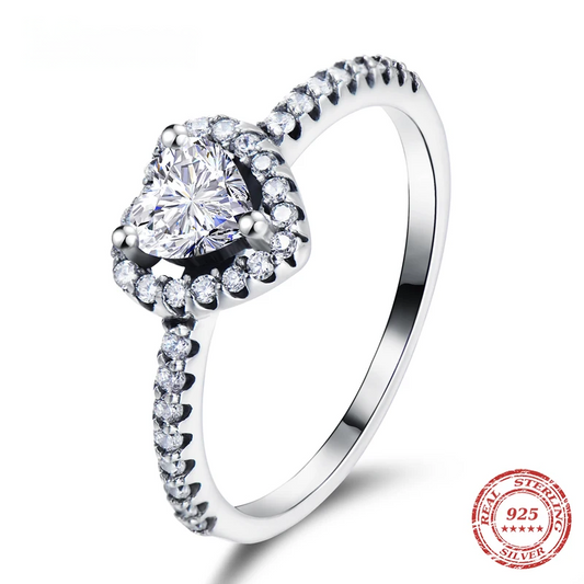 Vintage Hearts Sterling Silver Ring