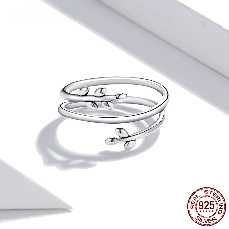 Layered Leaf Adjustable Ring