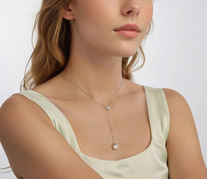 Butterfly Pearl Jewellery Set