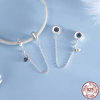 Heart Safety Chain Charm