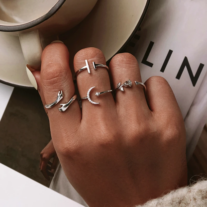 Adjustable Sterling Silver Ring