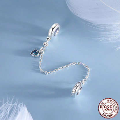 Heart Safety Chain Charm