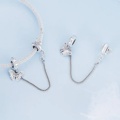 Heart Safety Chain Charm