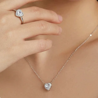 Heart Jewellery Set