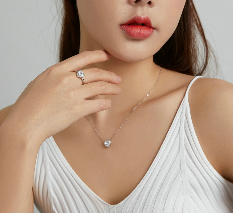 Heart Jewellery Set