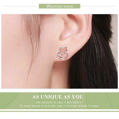 Unbalanced Hearts Earrings