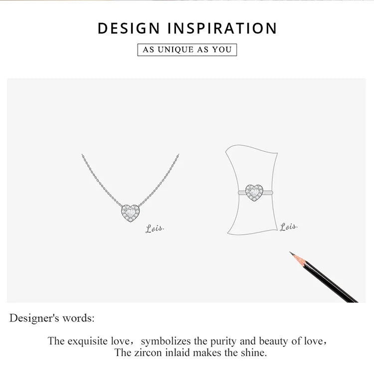 Heart Jewellery Set