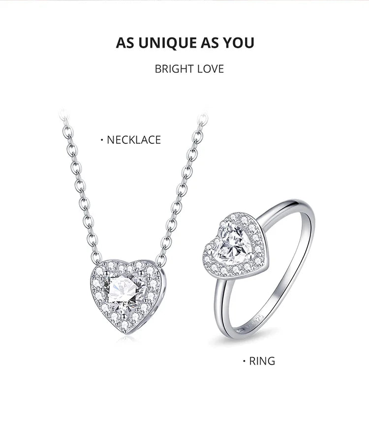 Heart Jewellery Set