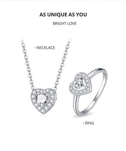 Heart Jewellery Set