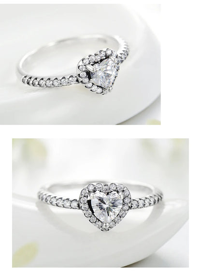 Vintage Hearts Sterling Silver Ring