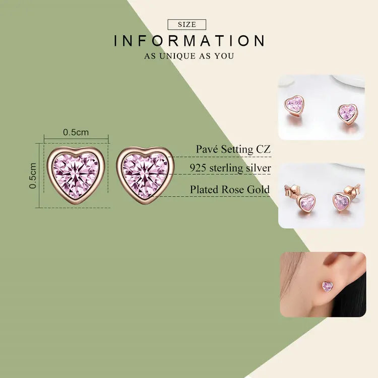 Unbalanced Hearts Earrings