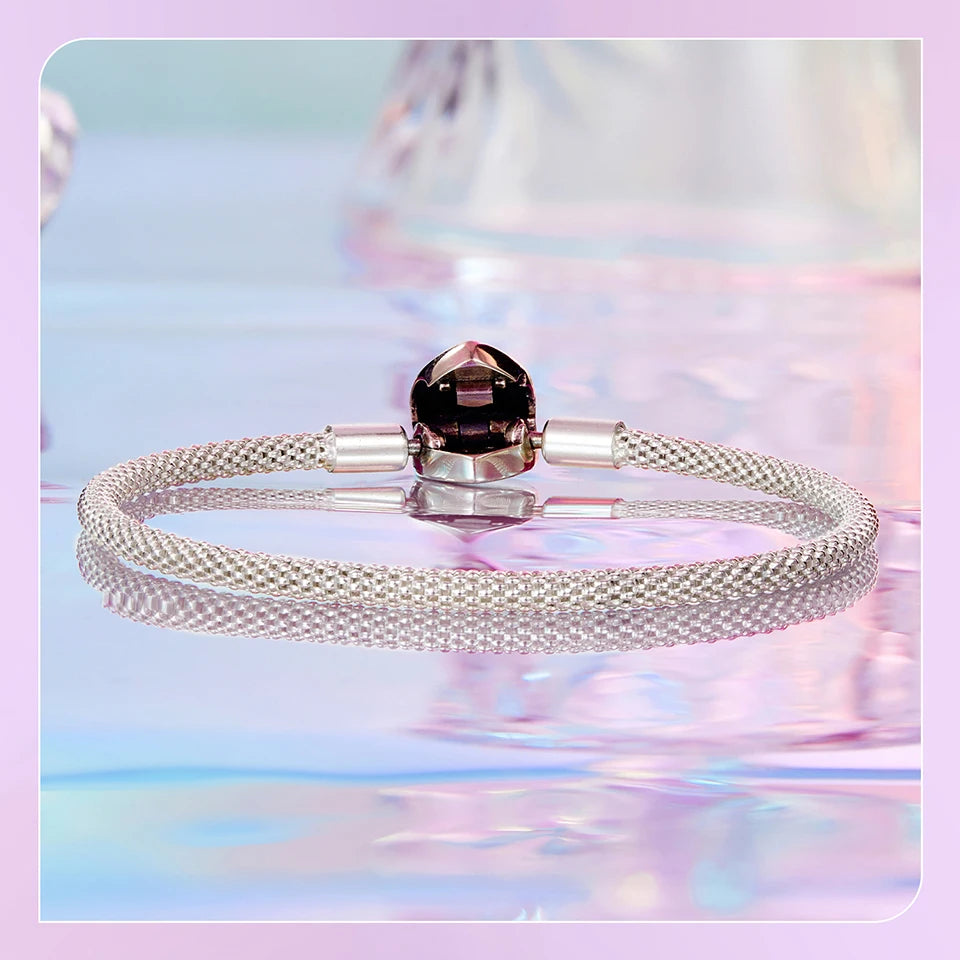 Vintage Rose Heart Bangle