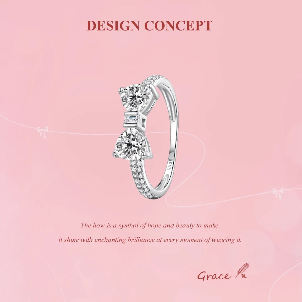 Sterling Silver Bow Ring