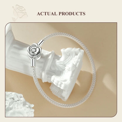 Vintage Rose Heart Bangle
