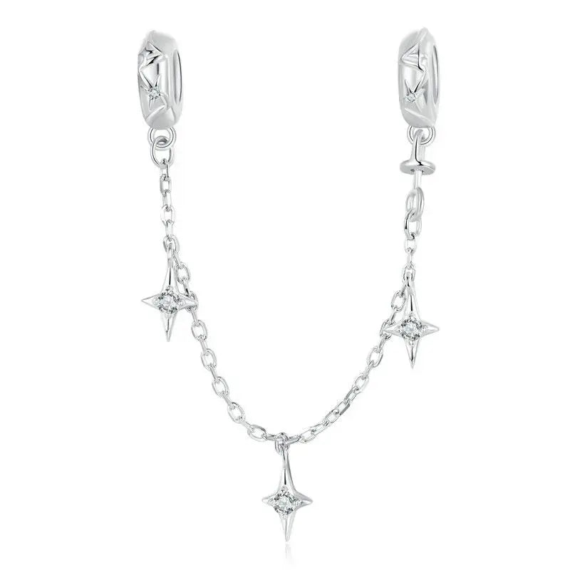 Heart Safety Chain Charm