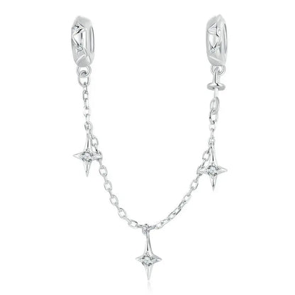 Heart Safety Chain Charm