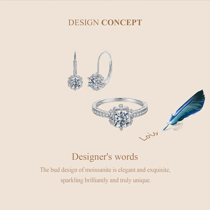 Moissanite Bridal Jewellery Set