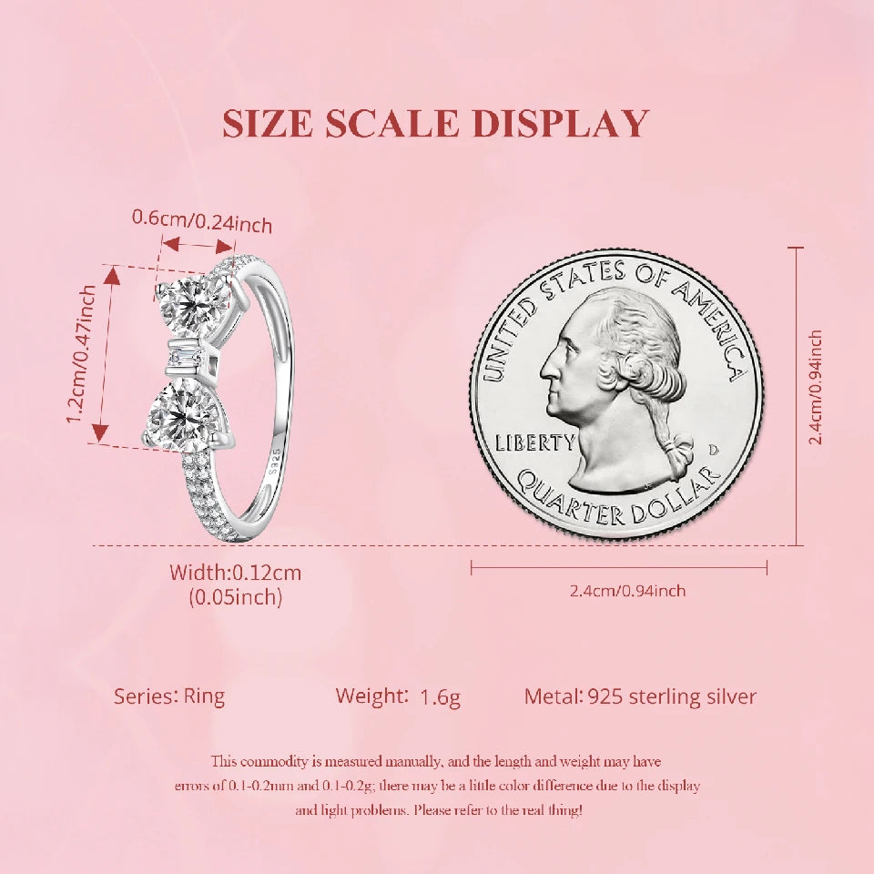 Sterling Silver Bow Ring