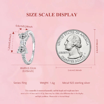 Sterling Silver Bow Ring