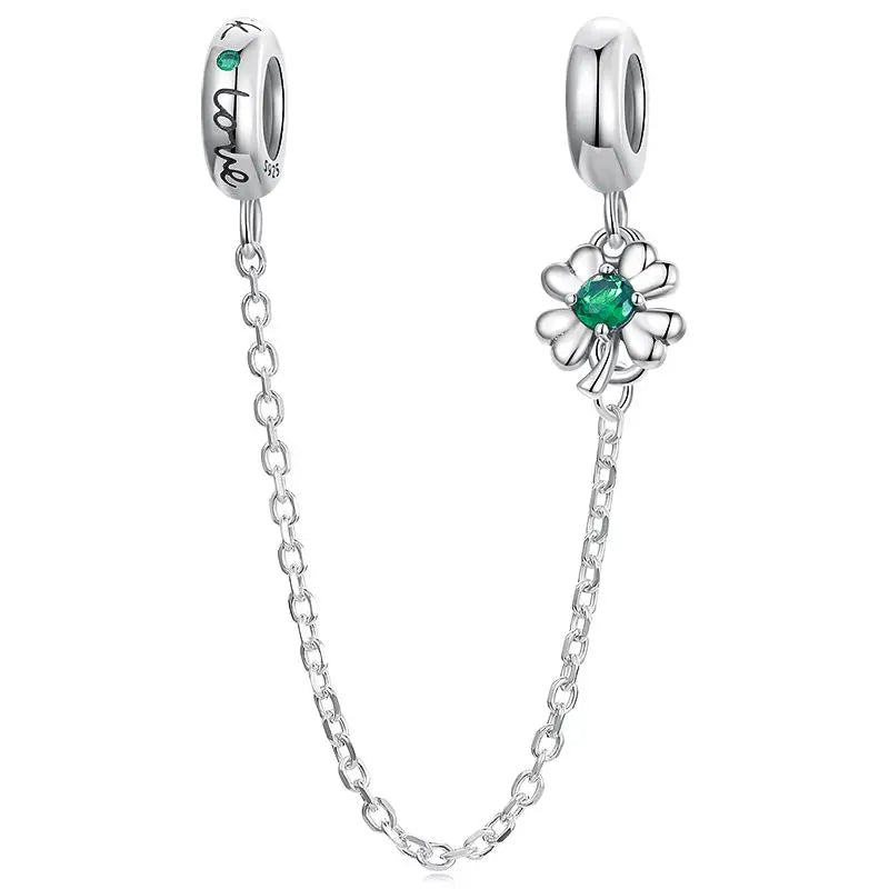 Heart Safety Chain Charm