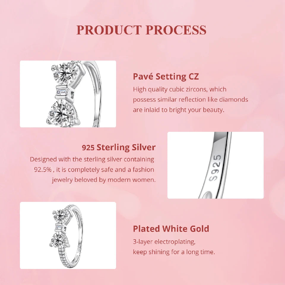 Sterling Silver Bow Ring