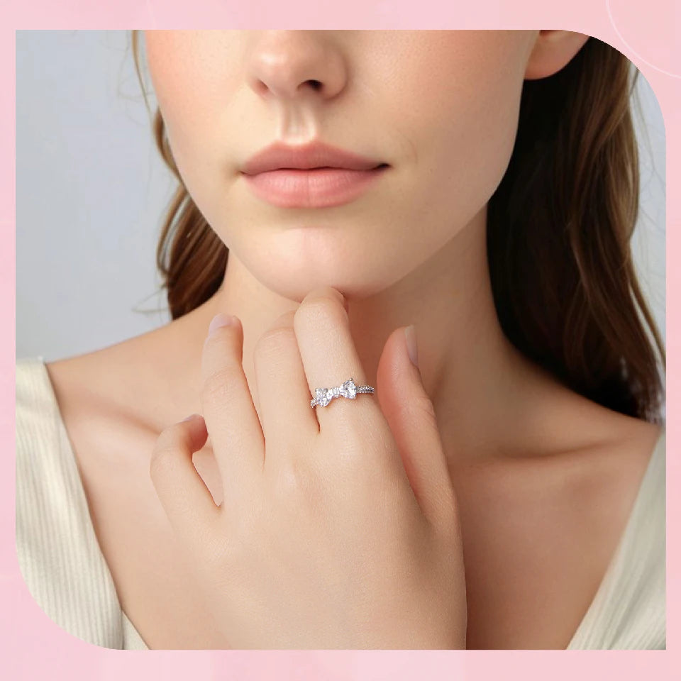 Sterling Silver Bow Ring