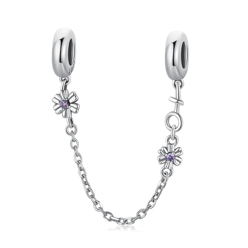 Heart Safety Chain Charm