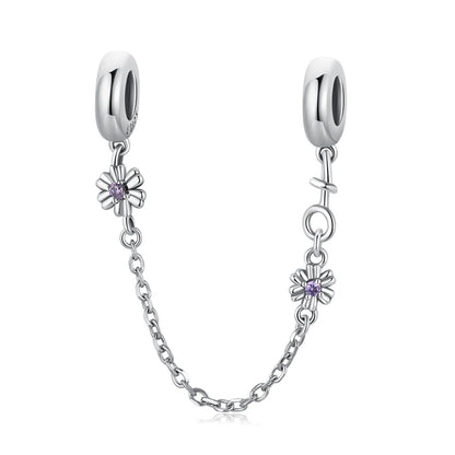Heart Safety Chain Charm