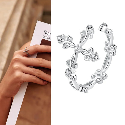 Adjustable Sterling Silver Ring