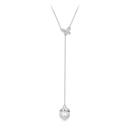 Butterfly Pearl Jewellery Set