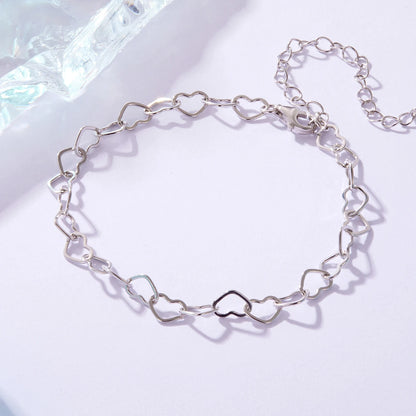 Sterling Silver Symbolic Charm Bracelet
