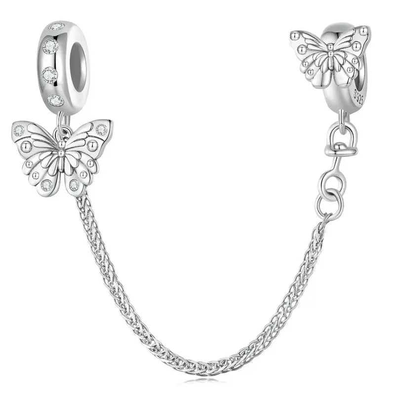 Heart Safety Chain Charm