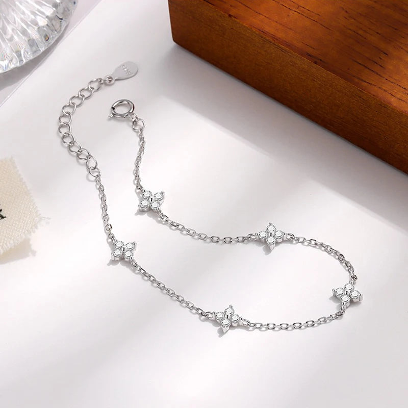 Sterling Silver Symbolic Charm Bracelet