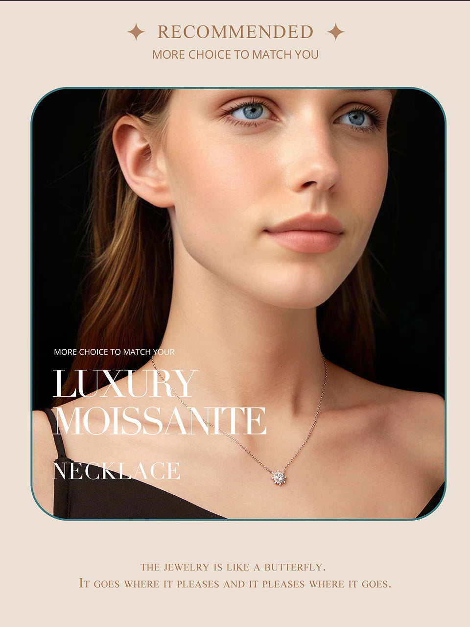 Radiant Sun Moissanite Pendant Necklace
