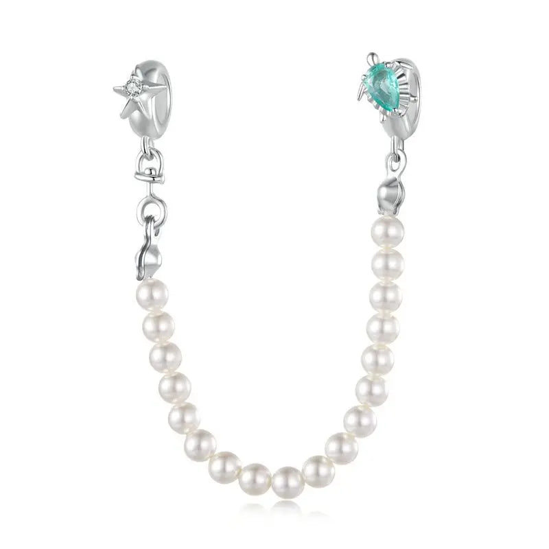 Heart Safety Chain Charm