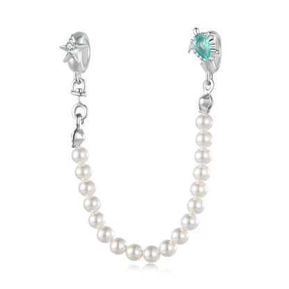 Heart Safety Chain Charm