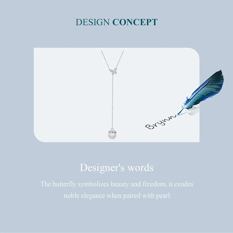 Butterfly Pearl Jewellery Set