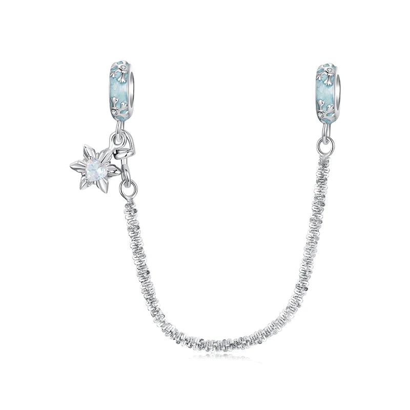 Heart Safety Chain Charm