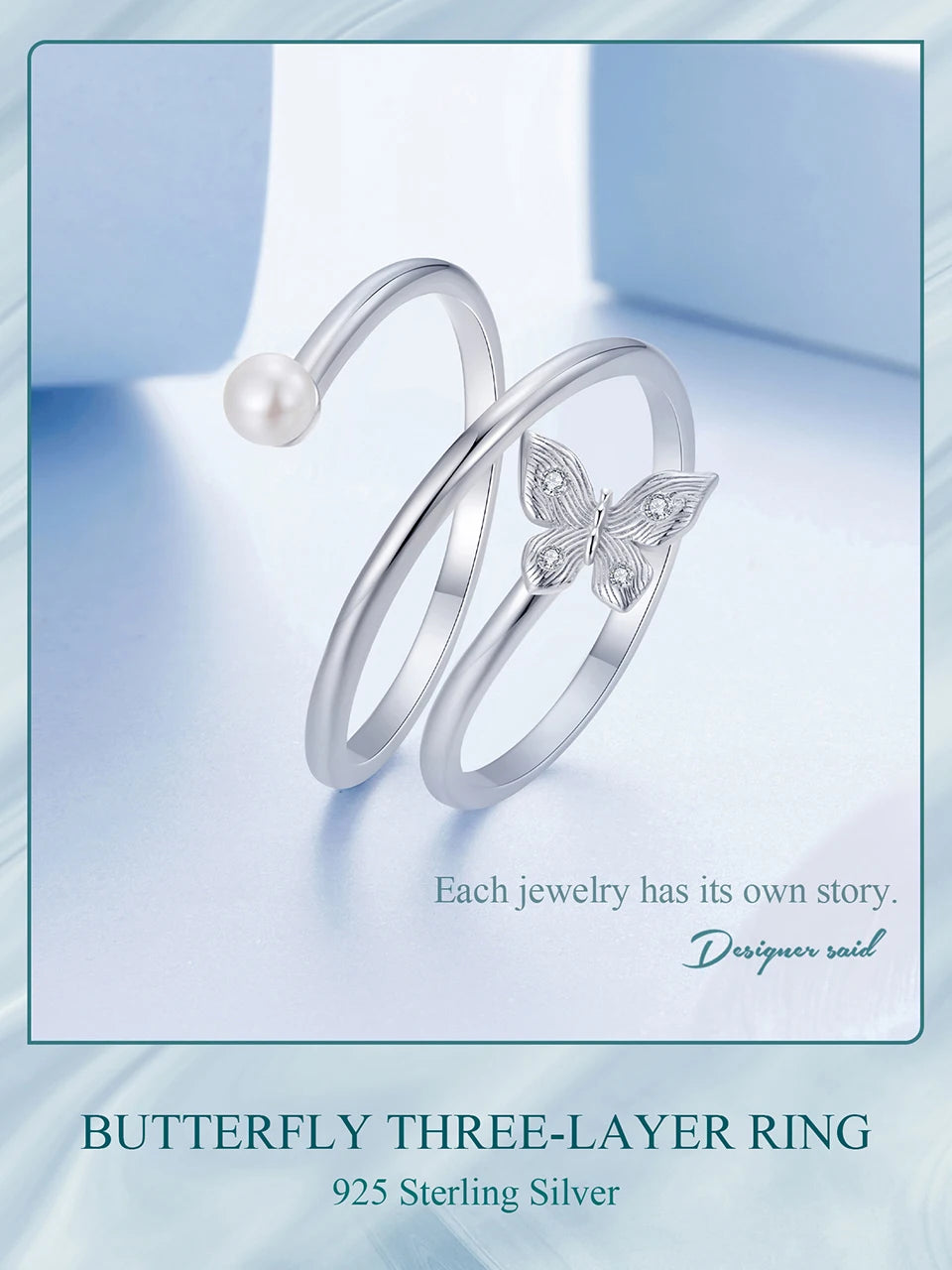 Butterfly Pearl Jewellery Set