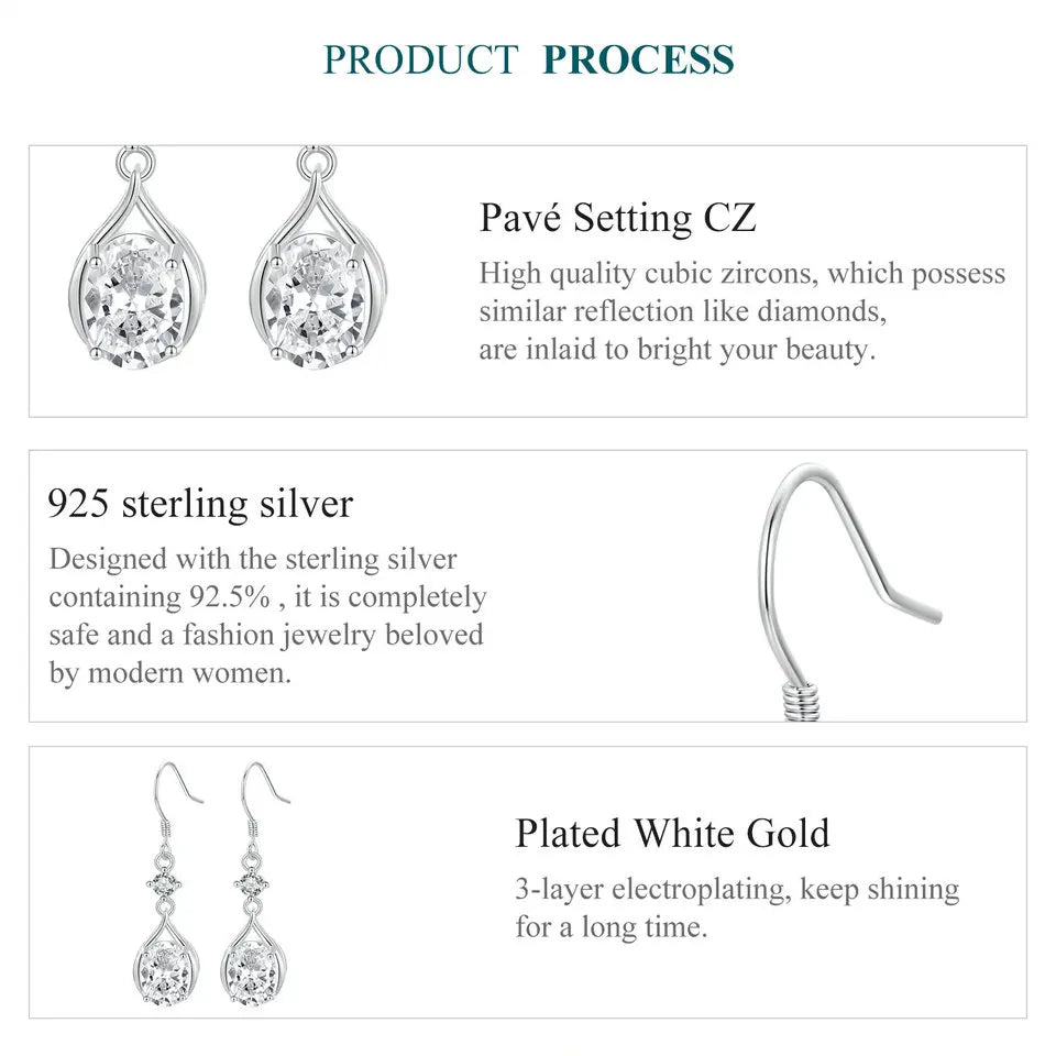 Teardrop Jewellery Set