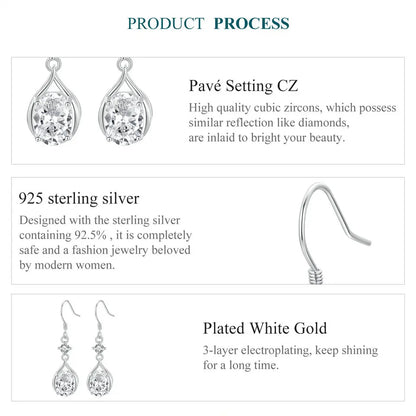 Teardrop Jewellery Set