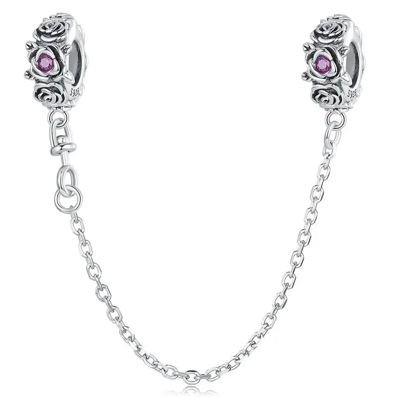 Heart Safety Chain Charm